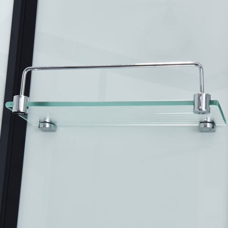 Duschkabin fyrkantig, svart, 5mm, 900x900x2150mm - Hus & renovering - Kök & bad - Badrum - Duschar