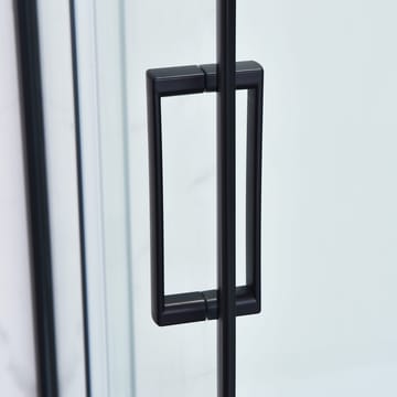 Duschkabin fyrkantig, svart, 5mm, 900x900x2150mm - Hus & renovering - Kök & bad - Badrum - Duschar