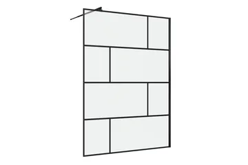 Sörby Duschvägg 140x195 cm - Svart - Hus & renovering - Kök & bad - Badrum - Duschar - Duschväggar