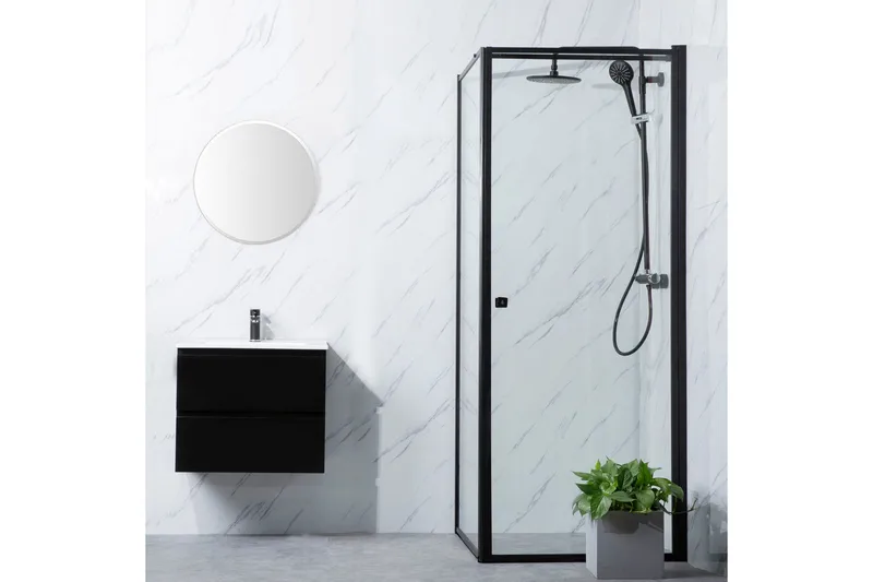 Profil Bathlife Duschhörn Rak Vägg 900 + Rak dörr 900