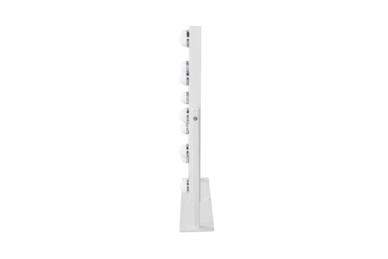 Glow Liten Sminkspegel på fot 36,5 cm med LED Belysning/Lampor Holywood spegel - Vit - Inredning - Speglar - Spegel med belysning