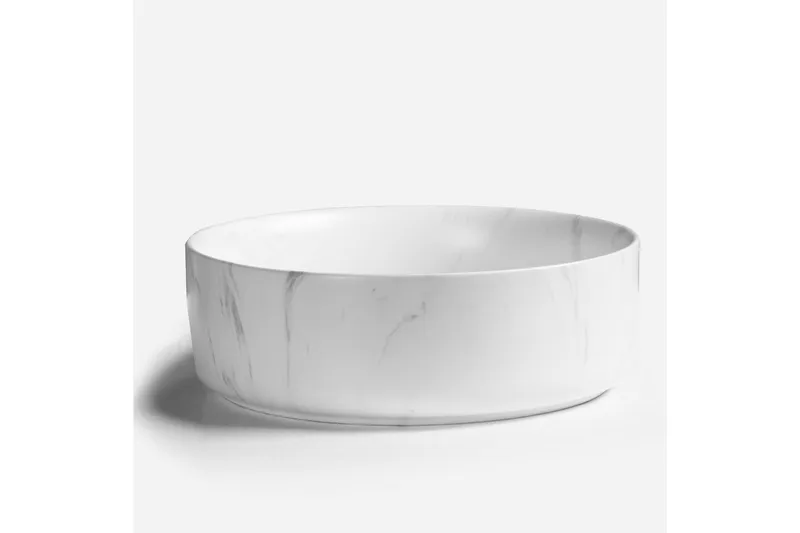 Runt tvättställ 36cm Vit