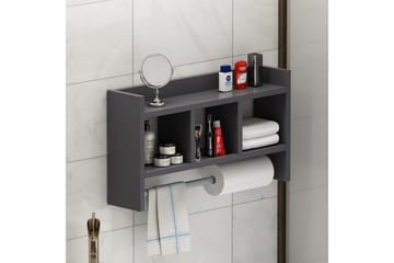 Hyllor Homitis Harlee Hylla 63,6x14,6 cm Antracit - Antracit - Utemöbler - Övrigt utemöbler - Tillbehör utomhus - Hyllor