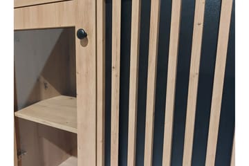 Aldbrough Möbeset för Matplats Vit LED - Trä/Svart - Hus & renovering - Kök & bad - Kök & tvättstuga - Köksmöbler