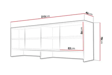 Rauk Highboard - Vit - Hus & renovering - Kök & bad - Kök & tvättstuga