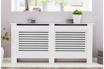 Wiemann Förvaringsskåp 152x19 cm - Vit - Hus & renovering - Klimatkontroll - Uppvärmning
