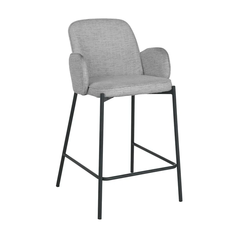 Barstol Damen 158x40xh75 cm, Ljusgrå