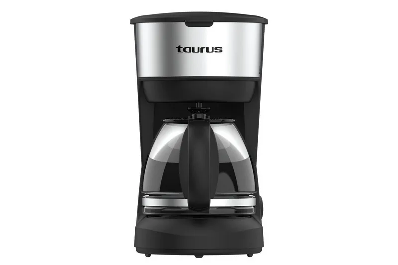 Kaffebryggare Taurus Verona 6 Koppar Inox, Svart||Silver