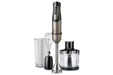 Stavmixerset Black+Decker Brushed 1200W - Kolgrå|Svart - Hushåll - Köksmaskiner - Blanda & hacka