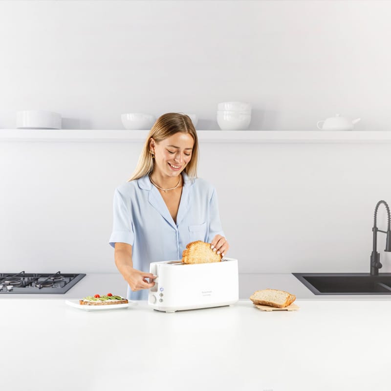 Brödrost Taurus Toastissimo Långt Spår - vit - Hushåll - Köksmaskiner - Värma & koka
