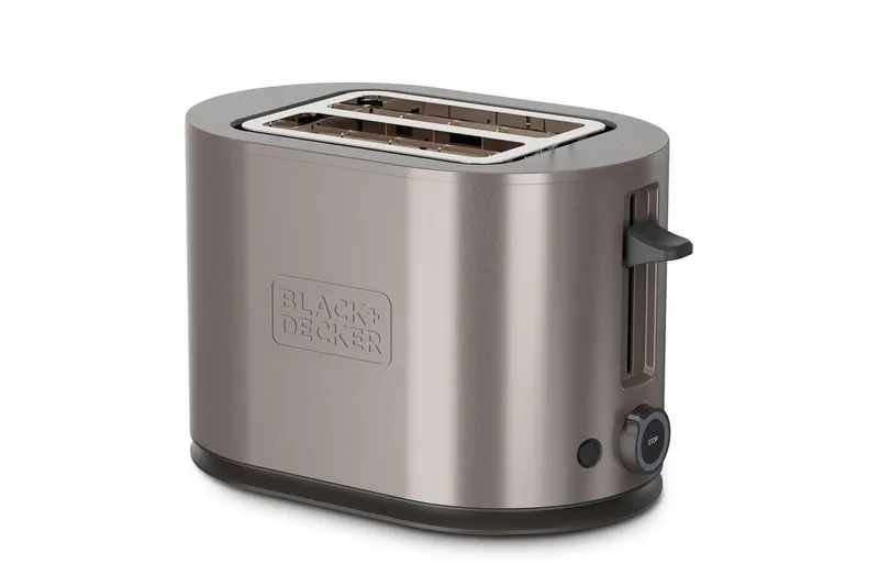 Brödrost Black+Decker 2 Fack Rostfritt 900W Stål