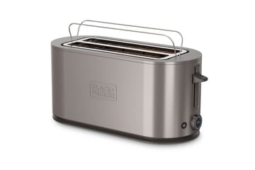 Brödrost Black+Decker 2 Fack Rostfritt Stål - Silver - Hushåll - Matlagning & Bakning - Köksredskap & kökstillbehör