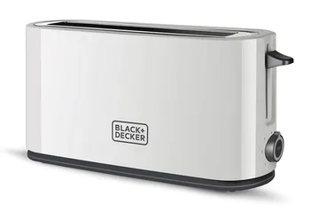 Brödrost Black+Decker 1000W Vit - Vit - Hushåll - Matlagning & Bakning - Köksredskap & kökstillbehör