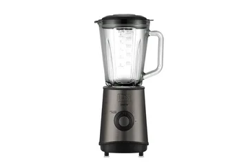 Kannmixer Black+Decker 800W 1.5L Borstat Stål - Grå - Hushåll - Matlagning & Bakning - Köksredskap & kökstillbehör