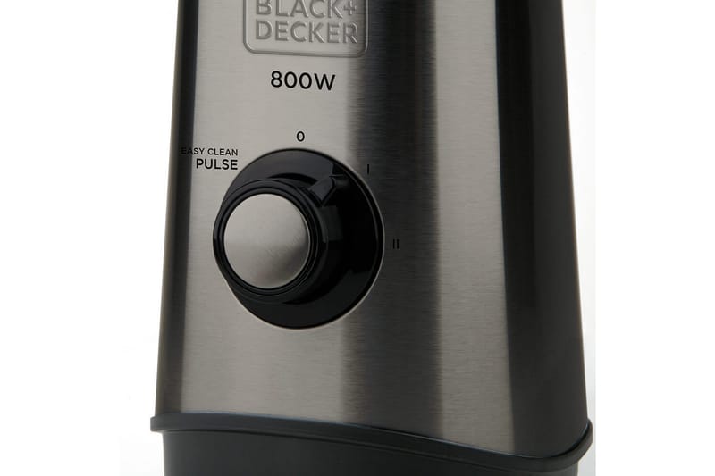 Kannmixer Black+Decker 800W 1.5L Borstat Stål - Grå - Hushåll - Matlagning & Bakning - Köksredskap & kökstillbehör