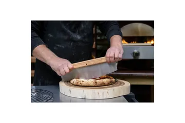 Pizzaskärare Mustang Lång - Silver - Hushåll - Matlagning & Bakning - Köksredskap & kökstillbehör