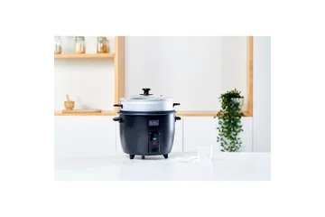 Riskokare Black+Decker 1.8L Svart - Svart - Hushåll - Matlagning & Bakning - Köksredskap & kökstillbehör