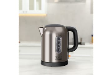 Vattenkokare Black+Decker 2200W 1L Borstat Stål - Silver - Hushåll - Matlagning & Bakning - Köksredskap & kökstillbehör