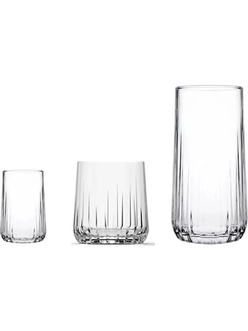 Berriaren Glasset (18 delar) 17x32x32 cm - Transparent - Hushåll - Servering & Dukning - Dricksglas