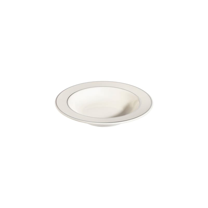 Platin Middagsservis (53 delar) 53x33x36 cm - vit och silver - Hushåll - Servering & Dukning - Porslin