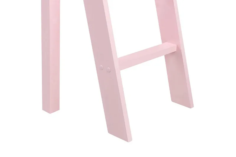 Låg våningssäng Ascoux - Rosa - Möbler - Barnmöbler - Barnsäng & juniorsäng - Loftsäng barn