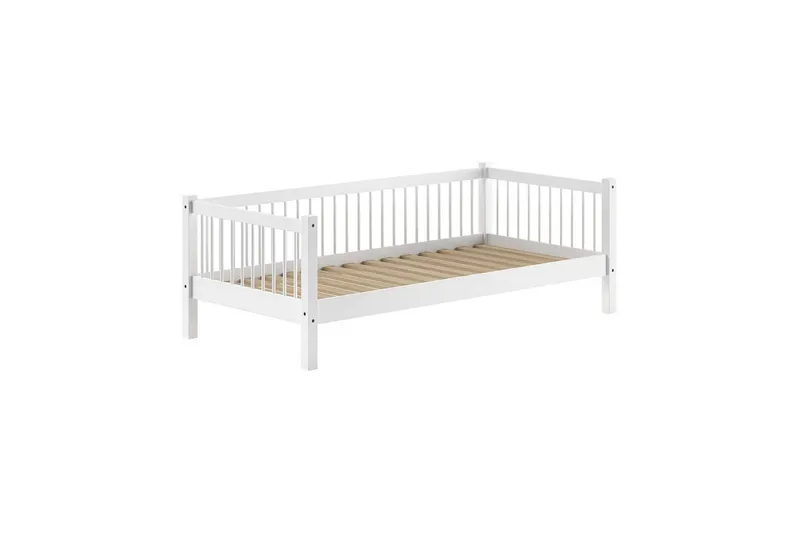 Säng med textil set Forrest Vit - Vit - Möbler - Barnmöbler - Barnsäng & juniorsäng - Hussäng