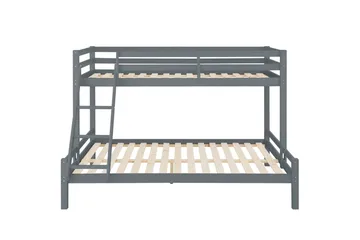 Våningssäng Alpi 280x142x143 cm, Grå - 280x142x143 cm, Grå - Möbler - Barnmöbler - Barnsäng & juniorsäng - Våningssäng barn