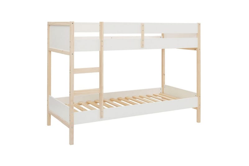 Våningssäng Square Line Vit, 150x205x96 cm, Vit, 150x205x96 cm