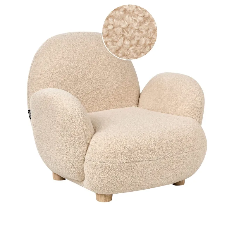 Barnstol Hem, Beige, ljust trä