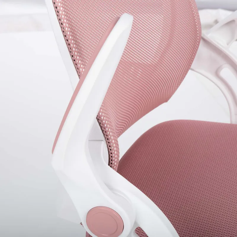 Skrivbordsstol för barn Emmy med fotstöd - rosa - Möbler - Barnmöbler - Barnstol - Skrivbordsstol barn