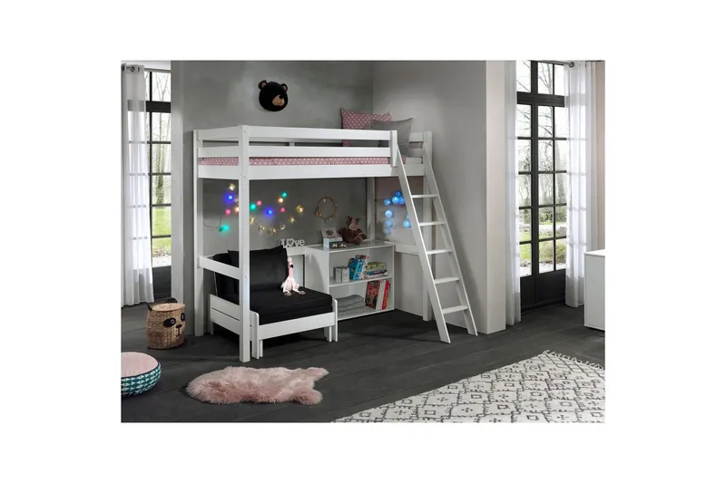 Bokhylla och Bäddsoffa Pino Mezzanine 90 x 200 cm, 90 x 200 cm