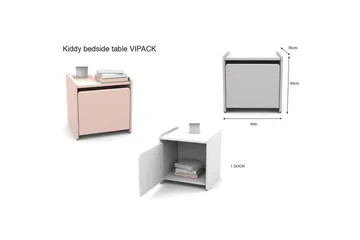 Kiddy Möbelset för Barnrum - Vit - Möbler - Barnmöbler - Barnmöbelset