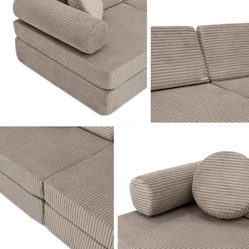 Tharosin Barnsoffa - Blå - Möbler - Barnmöbler - Barnsoffa