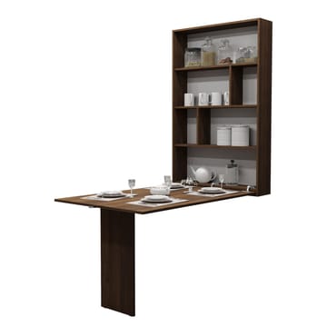 Abi Vägghängt Bord 85x203 cm - Valnöt - Möbler - Bord & matgrupper - Klaffbord & Hopfällbart bord