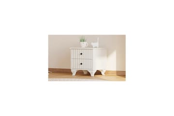 Beynor Sängbord 45 cm - Matt Vit - Möbler - Bord & matgrupper - Avlastningsbord - Sängbord & nattduksbord
