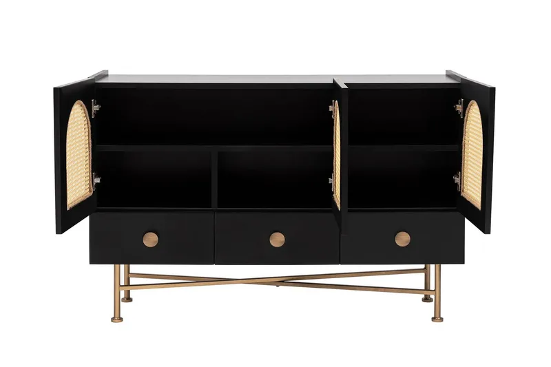Munny Konsollbord 123 cm - Svart - Förvaring - Förvaringsmöbler - Sideboard & skänk
