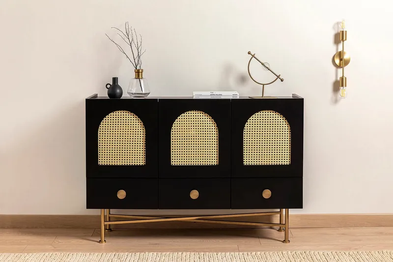 Munny Konsollbord 123 cm - Svart - Förvaring - Förvaringsmöbler - Sideboard & skänk