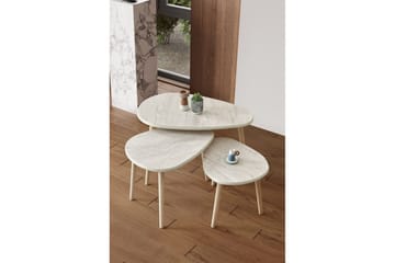 Horatio Satsbord 80 cm - Sand - Möbler - Bord & matgrupper - Avlastningsbord - Satsbord