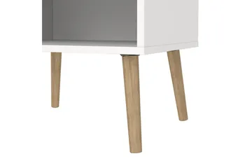 Hostafranc Sängbord 50,2 cm - Vit - Möbler - Bord & matgrupper - Avlastningsbord - Sängbord & nattduksbord
