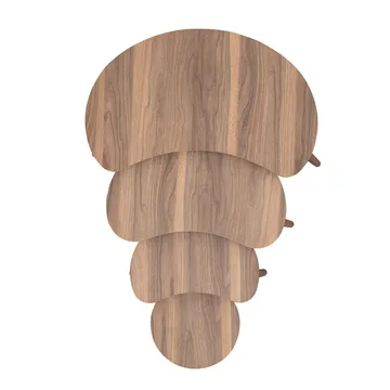 Indumati Satsbord 75 cm - Valnöt - Möbler - Bord & matgrupper - Avlastningsbord - Satsbord
