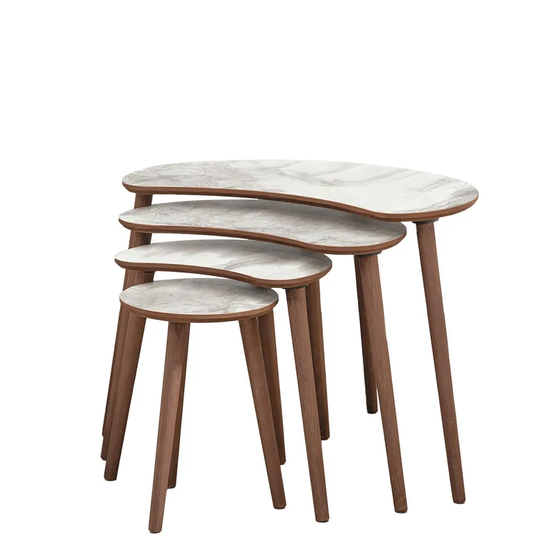 Indumati Satsbord 75 cm, Vit
