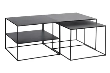 Burningham Avlastningsbord 65x65x50 cm - Svart - Möbler - Bord & matgrupper - Avlastningsbord - Lampbord