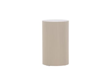 Lenox Sidobord 50 cm - Beige - Möbler - Bord & matgrupper - Avlastningsbord - Konsolbord & sidobord