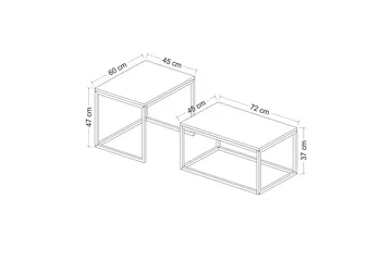Leka Satsbord - Svart - Möbler - Bord & matgrupper - Avlastningsbord - Satsbord