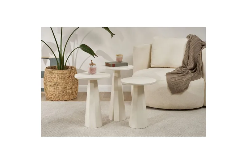 Miu Satsbord 35 cm - Vit - Möbler - Bord & matgrupper - Avlastningsbord - Satsbord