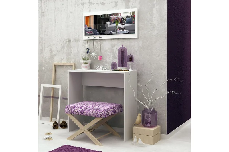 Mod Design Skrivbord 80 cm i Målat Trä - Vit - Möbler - Bord & matgrupper - Kontorsbord - Skrivbord