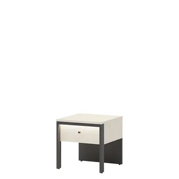 Navron Sängbord 40 cm - Beige/Svart - Möbler - Bord & matgrupper - Avlastningsbord - Sängbord & nattduksbord
