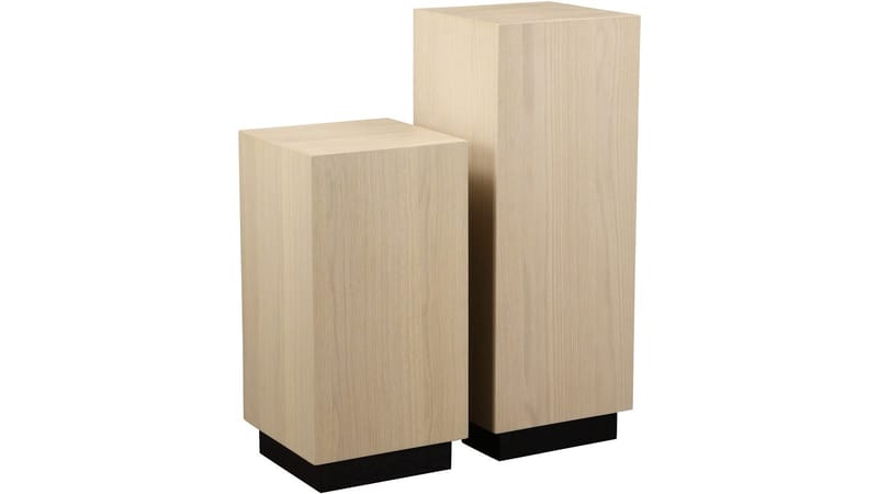 Piedestal Vargen 60 cm - Vitpigmenterad ek - Möbler - Bord & matgrupper - Avlastningsbord - Konsolbord & sidobord