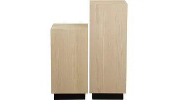 Piedestal Vargen 60 cm - Vitpigmenterad ek - Möbler - Bord & matgrupper - Avlastningsbord - Konsolbord & sidobord