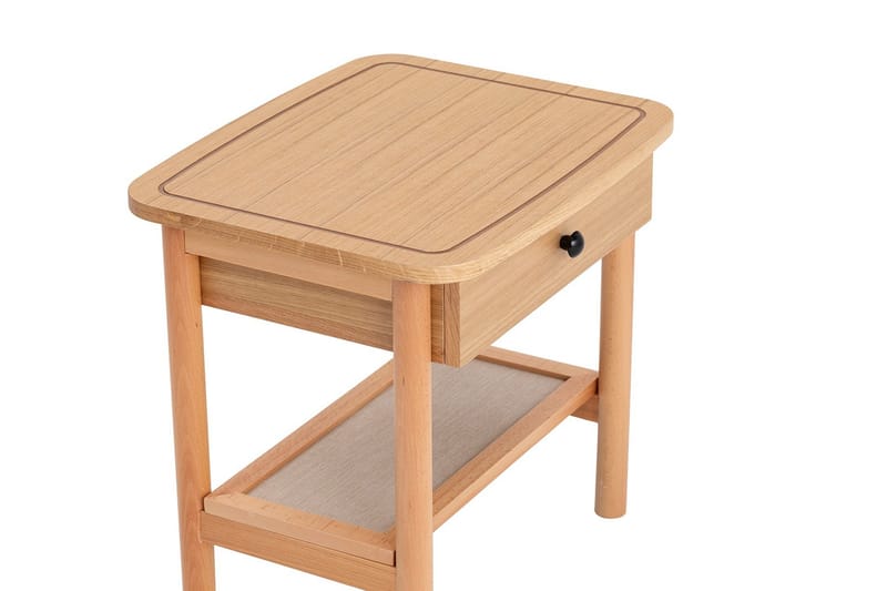 Bhika Sängbord 55 cm - Natural/Trä - Möbler - Bord & matgrupper - Avlastningsbord - Sängbord & nattduksbord
